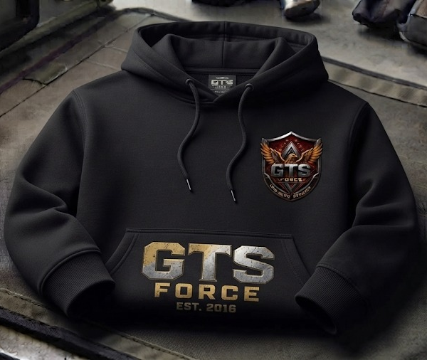 GTS FORCE Hoodie — Black