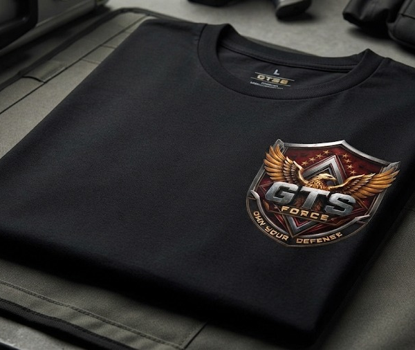 GTS FORCE Logo Tee — Black