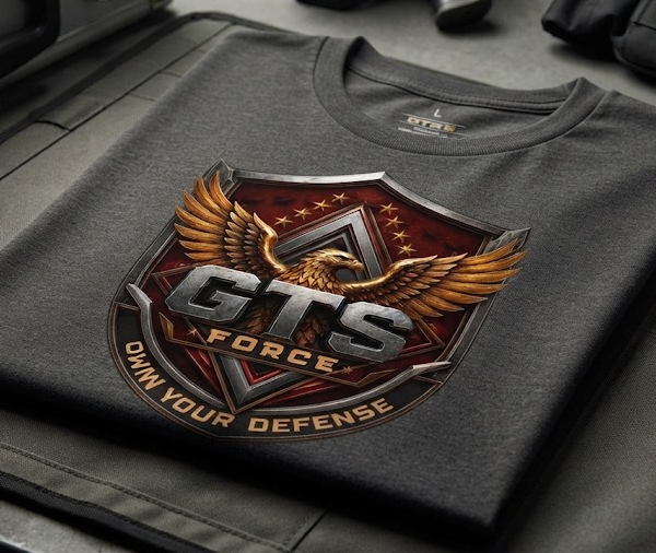 Own Your Defense Tee — Charcoal
